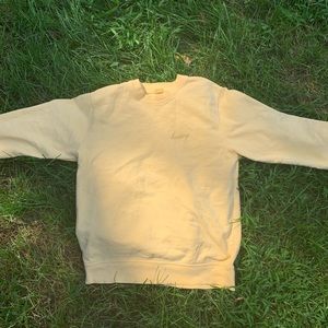 Brandy Melville/John Galt yellow honey sweatshirt